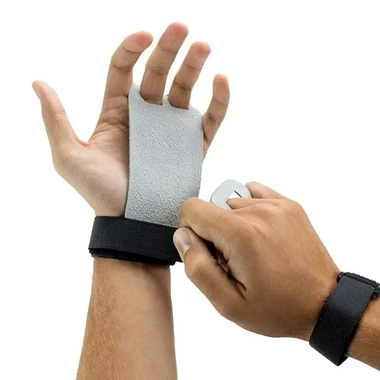 Levantamiento de pesas cuero empuñadura antideslizante protección de manos guantes para levantamiento de pesas entrenamiento Fitness Toysandgames entrenamiento de fuerza
