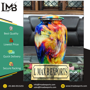 Fournitures funéraires de qualité supérieure Urnes de crémation en métal/Urnes de crémation en aluminium pour adultes pour cendres humaines de l'exportateur indien - Product Image 4