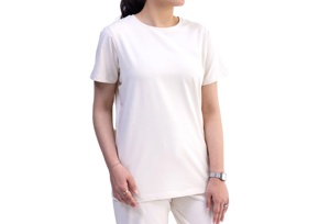T-shirts unisexes à manches longues en coton 100% 200 g/m², écologiques, décontractés, avec impression de logo personnalisée en gros, qualité supérieure - Product Image 3