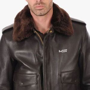 Chaquetas de cuero para hombre hechas de material de secado rápido y teñido liso/chaquetas de cuero para hombre fabricadas profesionalmente - Product Image 6