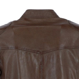 Veste en cuir Matériau de haute qualité Vestes en cuir chaudes pour hommes Vestes en cuir pour hommes Utilisation hivernale Logo personnalisé Couleur Taille Veste en cuir pour hommes - Product Image 6