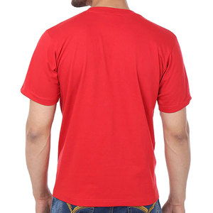 T-shirt pour homme en coton 100% à col rond, coupe ample, logo personnalisé en gros, service OEM personnalisé, t-shirt uni pour homme - Product Image 3