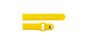 Bracelet de montre sport unisexe jaune JD1606, souple, léger, respirant, durable, réglable, résistant à l'eau, en silicone, 20-22 mm - Product Image 4