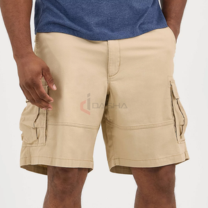 Algodón Chino Shorts Verano Clásico Ajuste Elástico Casual Negocios Cintura media Pantalones cortos de lujo Logotipo personalizado Fabricante - Product Image 2