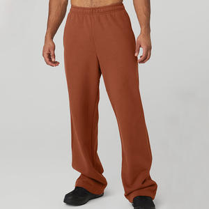 Personalizado con estilo de los hombres pantalones de chándal de entrenamiento Gimnasio Jogger de gran tamaño Fit Hombres Pantalones de chándal con tres bolsillos pantalones de los hombres lavados - Product Image 1