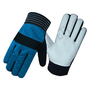 Guantes de Conducción de Cuero Vacuno de Primera Calidad, con Revestimiento de Spandex en el Dorso, Guantes de Seguridad para Conducir, Guantes de Trabajo Industriales - Product Image 2