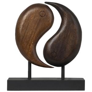 Sculpture en fer artisanale, artisanat métallique, décoration de table bicolore, sculpture abstraite et géométrique moderne - Product Image 3