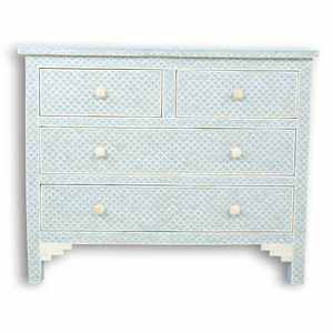 Décoration d'intérieur : Commode et armoire décoratives en os incrusté, fabriquées à la main par des artisans indiens - Product Image 6