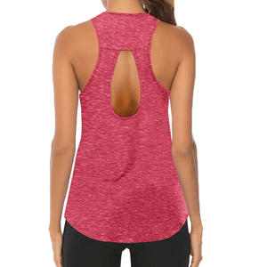 ผู้หญิงโยคะเสื้อกีฬาBreathableแขนกุดเสื้อยืดฟิตเนสเสื้อวิ่งสาวเซ็กซี่Tank Tops - Product Image 4