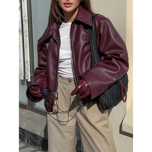 Abrigos de mujer, abrigo grueso de piel de oveja auténtica, chaqueta de cuero para mujer, chaqueta de aviador, chaquetas de piel de oveja para mujer personalizadas - Product Image 6