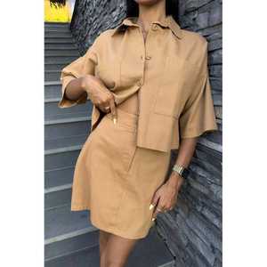 Conjunto de Falda Casual Naomi Gabardine 9740-08 para Primavera/Verano - Product Image 1