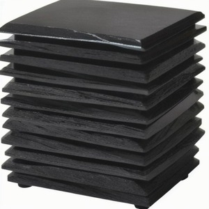 Dessous de verre antidérapants en bois et en résine personnalisés de nouveau style Tapis de café Dessous de verre de table Tapis d'isolation thermique durables Liège antidérapant - Product Image 4