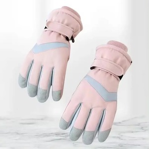 Guantes de esquí Softshell 2022 para hombre, impermeables, para nieve, Snowboard, diseño de logotipo personalizado, guantes deportivos de esquí, hechos a mano - Product Image 3