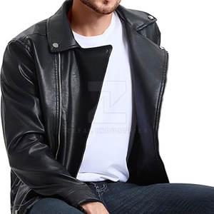 2025 prix de gros hommes vêtements de mode veste d'hiver fait le meilleur tissu meilleure vente veste en cuir - Product Image 6