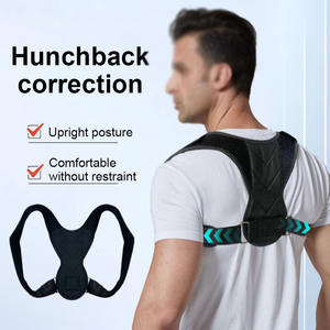 Ajustable Ligero Respetuoso con el medio ambiente Profesional Home Office Sport Back Support Calidad Upper Back Brace Clavícula Columna vertebral Postura - Product Image 6