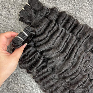 ผมต่อจากเวียดนามผมหยิกแบบเรมี่ต่อทำจากหนังศีรษะไม่พันกันราคาขายส่งสีเข้มกว่า100กรัม - Product Image 6