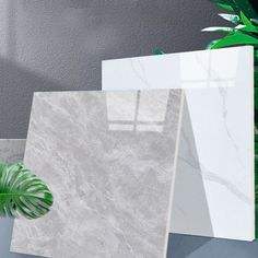 Carreaux de porcelaine émaillée GVT 60x120 cm Finition brillante de qualité supérieure Marbre élégant pour les projets commerciaux résidentiels modernes - Product Image 4