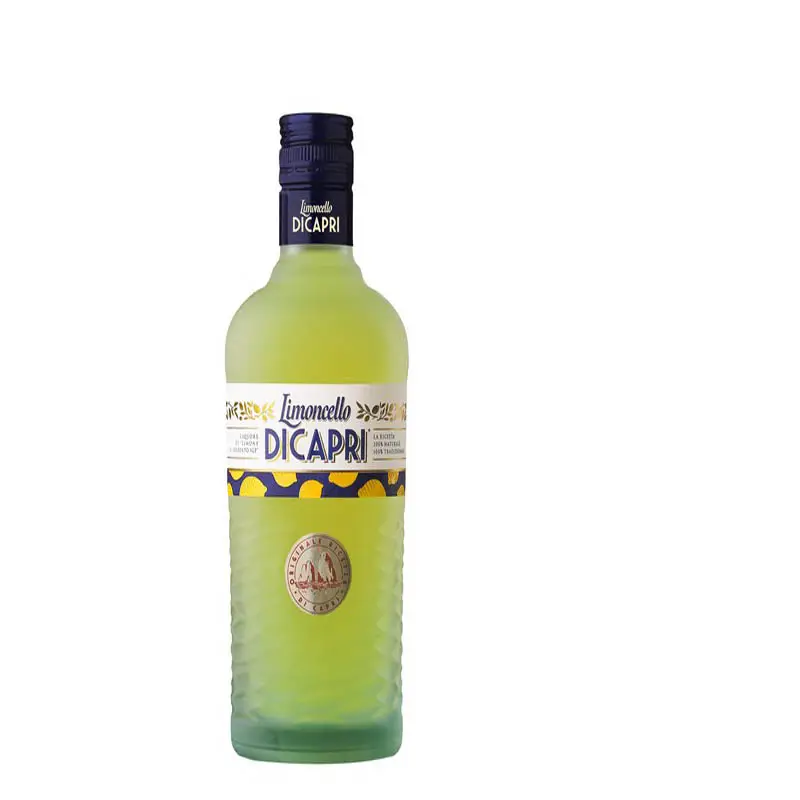 High Quality traditional italian spirits Limoncello di Capri liqueur digestive with real Sorrento lemons 100 cl