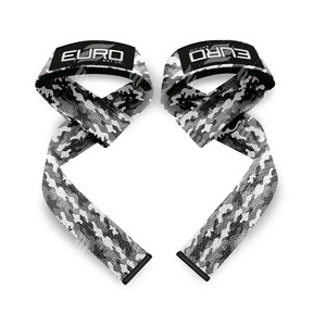 Sangles de levage en coton camouflage de qualité supérieure, impression gel, conçues pour une adhérence maximale, protection du poignet, couleur personnalisable - Product Image 1