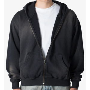 Sweat à capuche surdimensionné vierge de haute qualité Street Wear Fashion Custom Men Hoodies Confortable en stock Respirant New Style Men Hoodies - Product Image 1