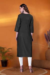 ROPA ETHENIC NUEVO DISEÑO KURTA DE MODA KURTA PARA MUJER OFICINA Y COLLAGE CHICA ESPECIALMENTE - Product Image 3