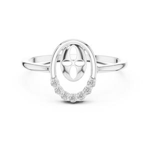 18K Customized Name <b>Initial</b> <b>Ring</b> in Silver or Gold - Product Image 3