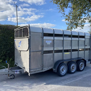Camión de ganado bastante usado disponible a granel para transporte de ganado Remolque de ganado a la venta - Product Image 1
