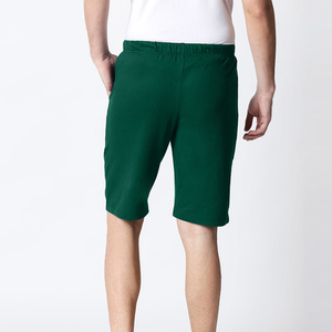 Pantalon court à cordon de serrage avec poche de sport pour hommes Short d'été à poche mince Design de logo Style fitness avec motif solide - Product Image 3