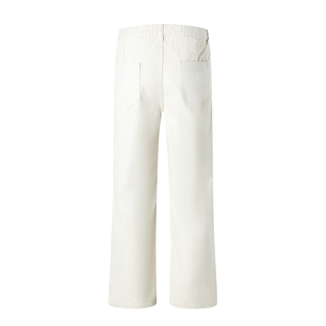 กางเกงเดรสลำลองสำหรับผู้ชายผ้าแคนวาสระบายอากาศได้ดีมีขนาดและโลโก้ตามสั่ง - Product Image 4