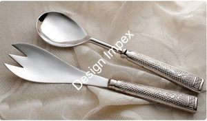 Juego de Cucharas de Acero Inoxidable Pulido, Juego de Cubiertos de Primera Calidad, Juego de Cucharas de Metal con Impresión Personalizada, Juego de 2, Última Llegada - Product Image 5