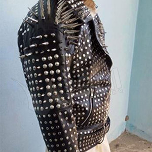 Chaqueta de Motociclista de Cuero Transpirable Personalizada de Talla Grande para Hombre - Ropa Deportiva de Alta Calidad al Mejor Precio - Product Image 4