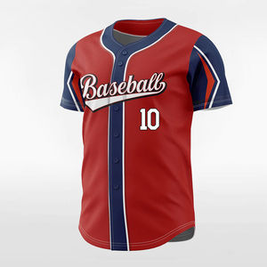 Camiseta de Béisbol Personalizada para Hombre y Mujer, Transpirable, Tallas Grandes, Impresión por Sublimación, Uniforme de Béisbol, Servicio OEM - Product Image 2