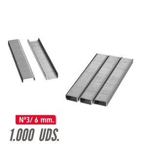 Grapas No. 3 Altezza 6 mm. (1.000 unità) - Product Image 4