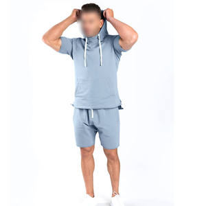 <b>Men</b> <b>Hoodies</b> With <b>Shorts</b> <b>Sets</b> Pure Cotton Fleece Plain Pullover <b>Hoodies</b> Wholesale Top Quality <b>Hoodies</b> by VIKY INDUSTRIES - Product Image 1