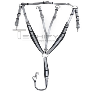 Ensemble d'équipement équestre imperméable en PVC pour selle anglaise, avec collier de poitrage western et bride, accessoires pour chevaux - Product Image 3