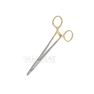 Soporte de aguja profesional Mayo Hegar fuente de alimentación Manual de acero inoxidable alemán antideslizante base dentada instrumentos quirúrgicos - Product Image 3