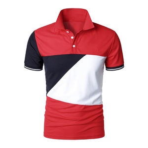 เสื้อโปโลผู้ชายขายส่ง แห้งเร็ว ระบายอากาศดี เหมาะสำหรับฤดูร้อน เสื้อยืดกอล์ฟแบบเป็นทางการ น้ำหนักเบา - Product Image 1