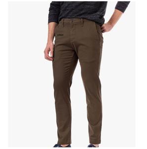 Pantalones chinos de vestir de Color granate personalizados de calidad superior para hombre, Pantalones chinos de algodón 100%, ropa de calle, pantalones de uso de oficina - Product Image 3