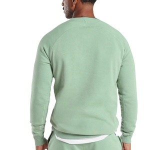 Sweat-shirt surdimensionné en coton de qualité vierge vente en gros OEM logo imprimé personnalisé 100% coton 300gsm sweat-shirt ras du cou pour hommes - Product Image 6