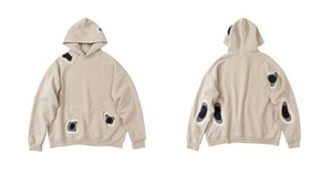 Sudadera con Capucha para Hombre Summit, Diseño Desgastado, Estilo Informal, para Hombres que Valoran el Diseño Simple y el Estilo Urbano - Product Image 2