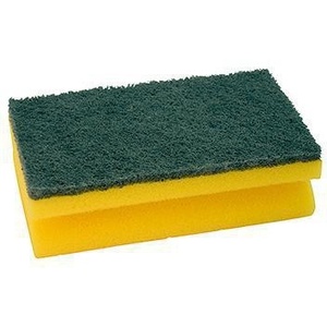 Esponja de Limpieza de Poliuretano Amarillo/Verde 15x9x4.5cm - Estropajo Neutro - Product Image 1