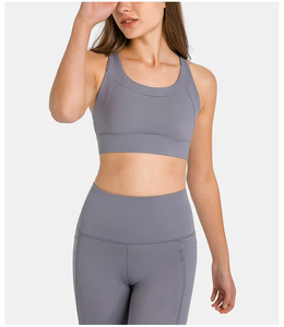 Custom Factory Price <b>Top</b> Deportivo Sexy Adjustable Fitness Womens Sports Bra - Product Image 2