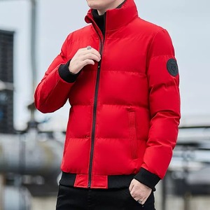 Vestes bombardier d'hiver pour hommes, taille plus, coupe-vent, col montant à capuche, fabrication directe en usine, OEM personnalisé - Product Image 3