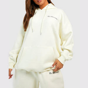 Ropa de calle de gran tamaño personalizada estilo OEM ODM proveedor al por mayor disponible Sudadera con capucha para mujer suave polar - Product Image 6