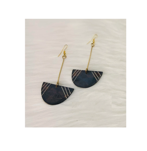 Boucles d'oreilles en corne Boucles d'oreilles pendantes Fine Jewelry ware utiliser avec des boucles d'oreilles crâne de taureau poli en laiton meilleure pièce de design unique - Product Image 1