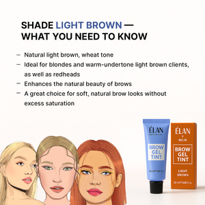 ELAN Professional Line BROW GEL TINT Marrón Claro 20 ml - Product Image 4