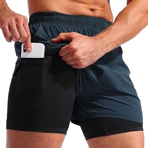 Short de fitness sur mesure pour hommes avec multi-poches respirant et à séchage rapide short de fitness Kore - Product Image 1