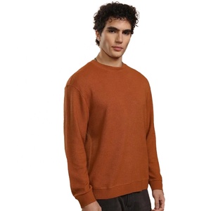 Wholesale 100% Cotton Pullover Sweatshirts for Men Custom Multi-Color Comfortable Long Sleeves High Quality <b>Winter</b> Wear Solid - Product Image 1