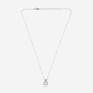 Collier en argent 92,5 plaqué or 14 carats, platine, or rose, diamant, zircon, perle, serti clos, plaqué rhodium, bijoux de fiançailles tendance 188291 - Product Image 4