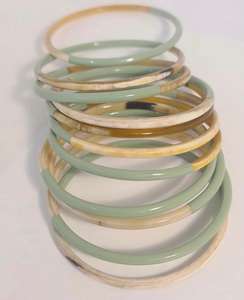 Bracelet en corne de buffle véritable, style animal, imperméable, unisexe, de qualité supérieure, couleur laquée - Product Image 4